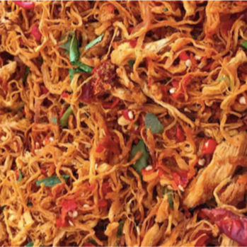 Khô bò sợi, khô gà lá chanh loại 1 cay thơm ngon đậm vị vừa ngon vừa rẻ