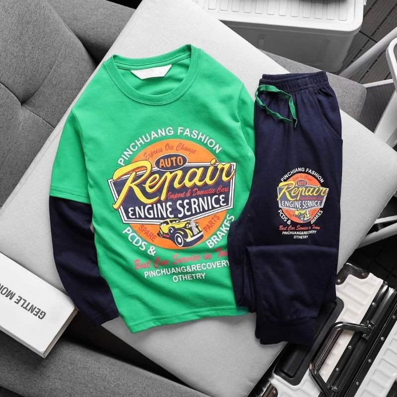 🔥Bộ tay Dài Bé Trai size đại 23-60kg thun cotton hàng VNXK dư xịn đẹp