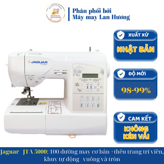 Máy may gia đình máy may mini gia đình nhật jaguar jta 5000- may cơ bản và thêu trang trí- 100 đường may thêu