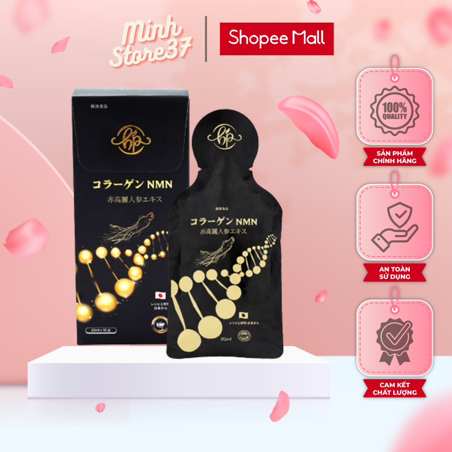 Collagen NMN Red Ginseng HUYỀN PHI  chính hãng làm đẹp da cải thiện nội tiết