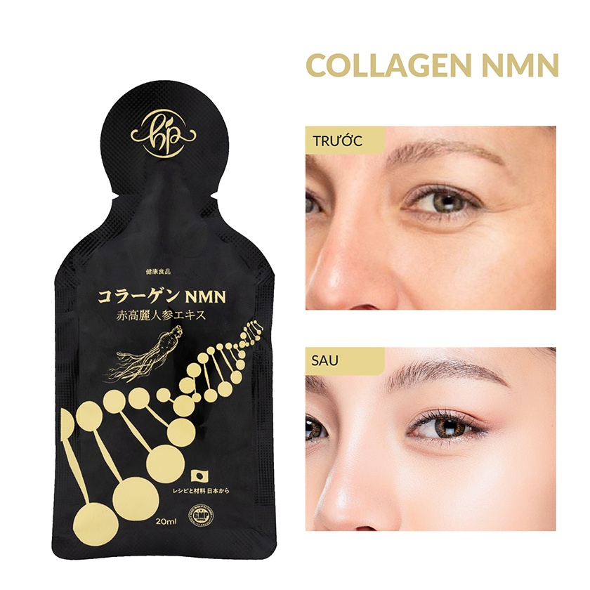 Collagen NMN Red Ginseng HUYỀN PHI  chính hãng làm đẹp da cải thiện nội tiết