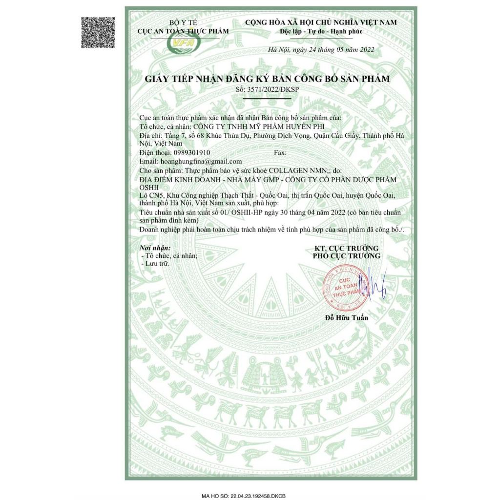 Collagen NMN Red Ginseng HUYỀN PHI  chính hãng làm đẹp da cải thiện nội tiết