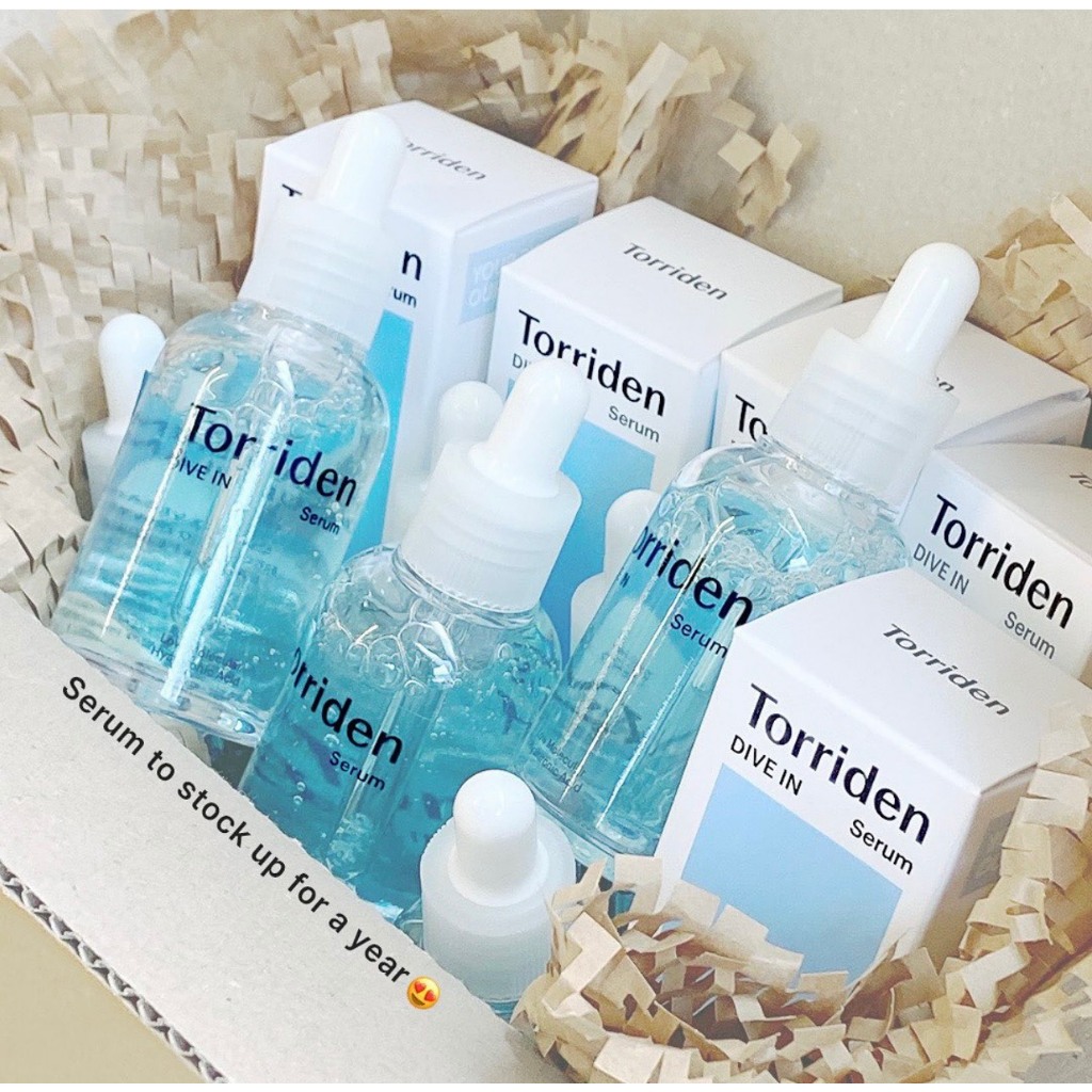 Serum Tinh Chất Torriden Dive In Low Molecular Hyaluronic Acid Serum 50ml Cấp Ẩm Chuyên Sâu Thẩm Thấu Nhanh