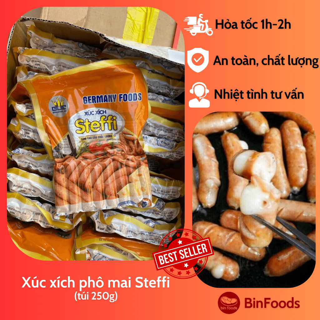 Xúc Xích Phô Mai Steffi [Hỏa tốc HCM]