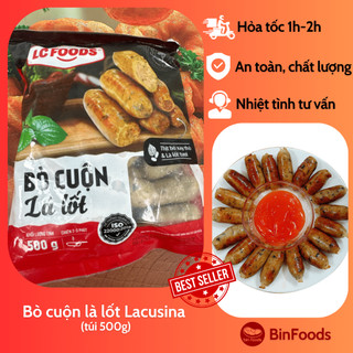 Bò cuộn lá lốt lacusina 500g