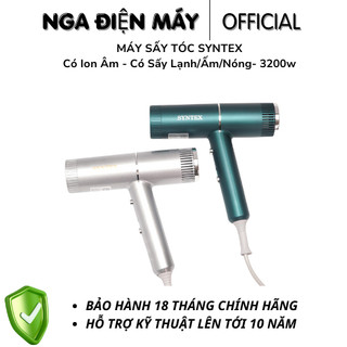 [Freeship+ Mã GG] Máy sấy tóc ion âm Syntex, máy sấy tóc Syntex 2200w - 3200w