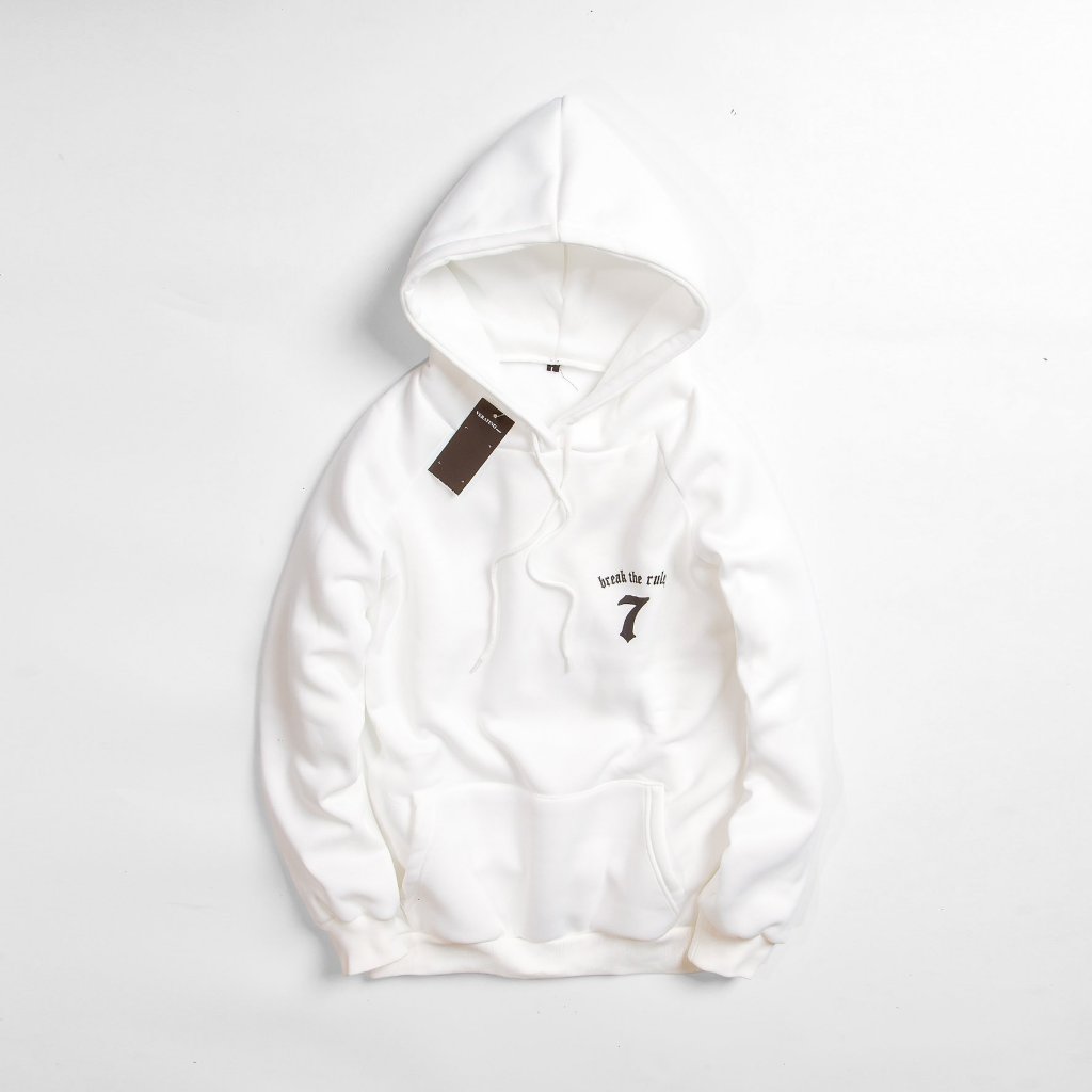 Áo Hoodie NAM NỮ Chất Nỉ Dày Dặn Chữ In Sắc Nét - Áo Khoác Nam Nữ Form Rộng Cao Cấp MENSWEAR