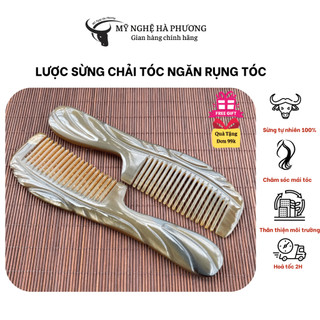 Lược Sừng Xuất Nhật Chải Tóc Cho Em Bé (size: M-16cm) | Mỹ nghệ Hà Phương