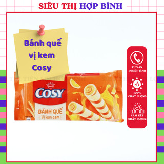 [ICLN9 giảm 5K cho đơn hàng 50k]  Bánh quế vị kem Cosy các vị Dứa,Cam, socola, Dâu gói 132g