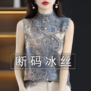 Áo sát nách cổ lọ cho nữ