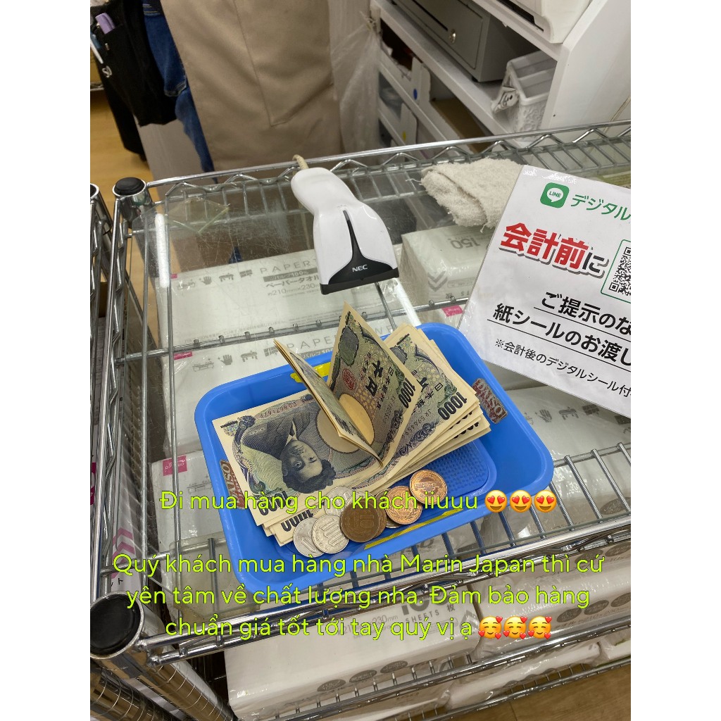 Bông tách lớp của Muji Nhật Bản, bông đắp lotion