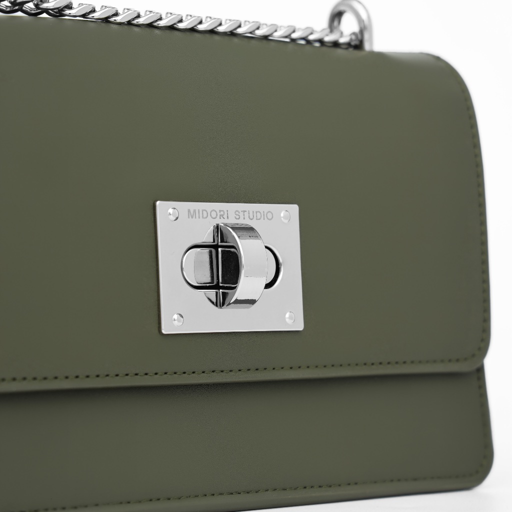 Túi xách đeo chéo nữ cao cấp CALIA thời trang Chất liệu da PU chống thấm nước Local Brand Midori Workshop