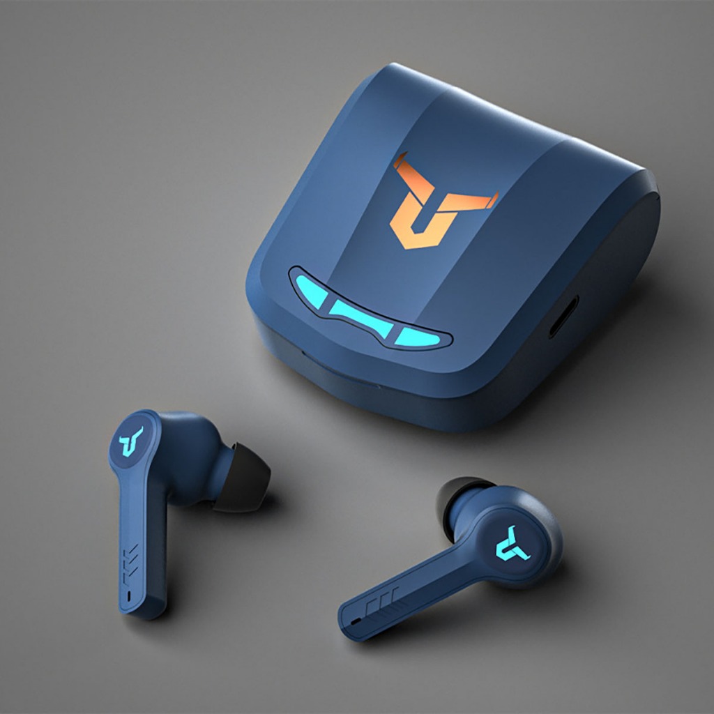 Tai nghe bluetooth gaming GM8, tai nghe không dây game pro 8 bluetooth 5.1 chống nước IPX5, nghe nhạc liên tục đến 6h