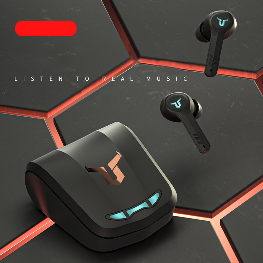 Tai nghe bluetooth gaming GM8, tai nghe không dây game pro 8 bluetooth 5.1 chống nước IPX5, nghe nhạc liên tục đến 6h