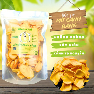 Mít sấy cánh bàng, mít sấy không đường cánh to KIWI-KIWI, xuất khẩu giòn ngon 250g/500g