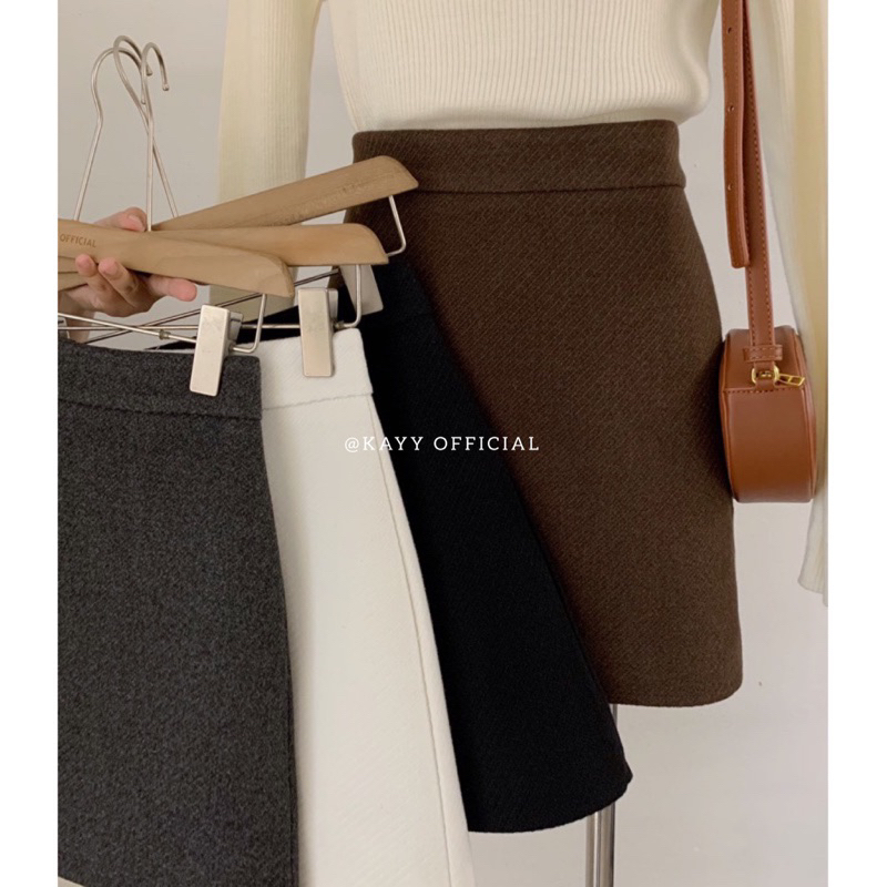 KAYY. Chân váy dạ ngắn _ cv23927