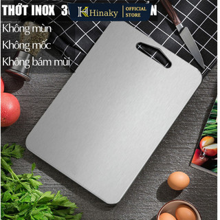 Thớt inox SUS304 cao cấp - kháng khuẩn, khử mùi, chống nấm mốc, cường lực - gia công tinh xảo - thớt inox 304