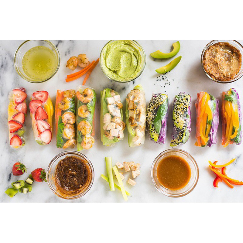 Vỏ ram Hà Tĩnh cuốn ăn sống dẻo mềm