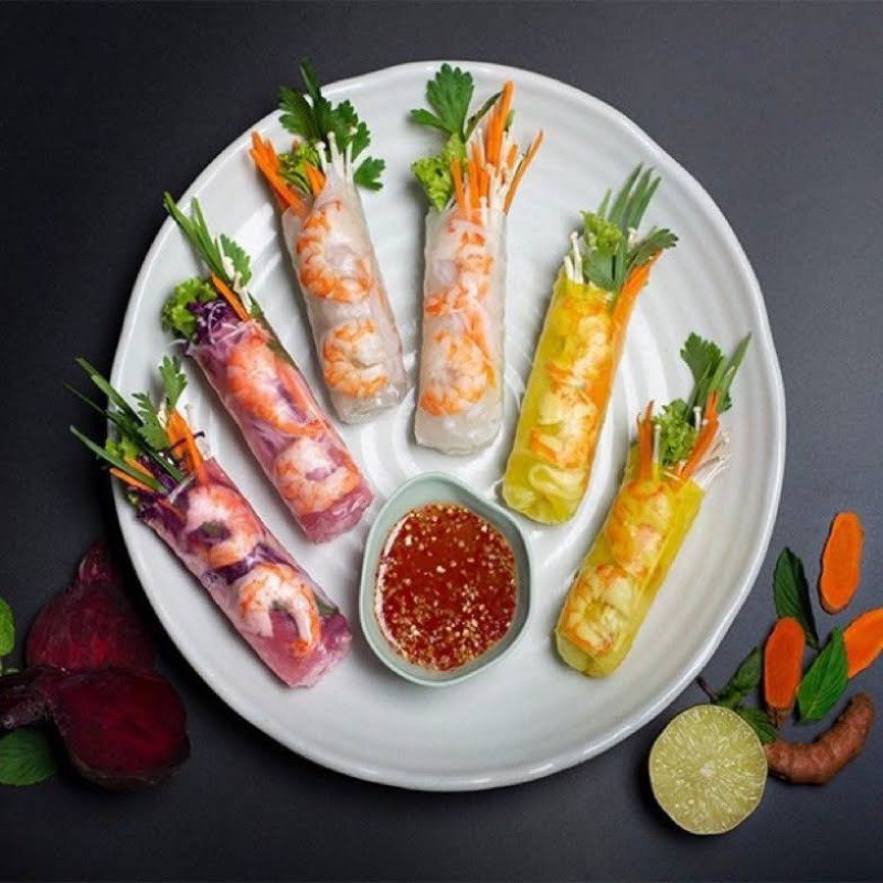 Vỏ ram Hà Tĩnh cuốn ăn sống dẻo mềm