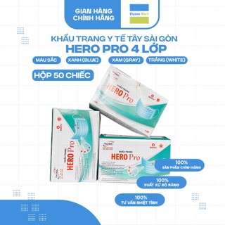 Khẩu trang y tế hero pro 4 lớp tây sài gòn