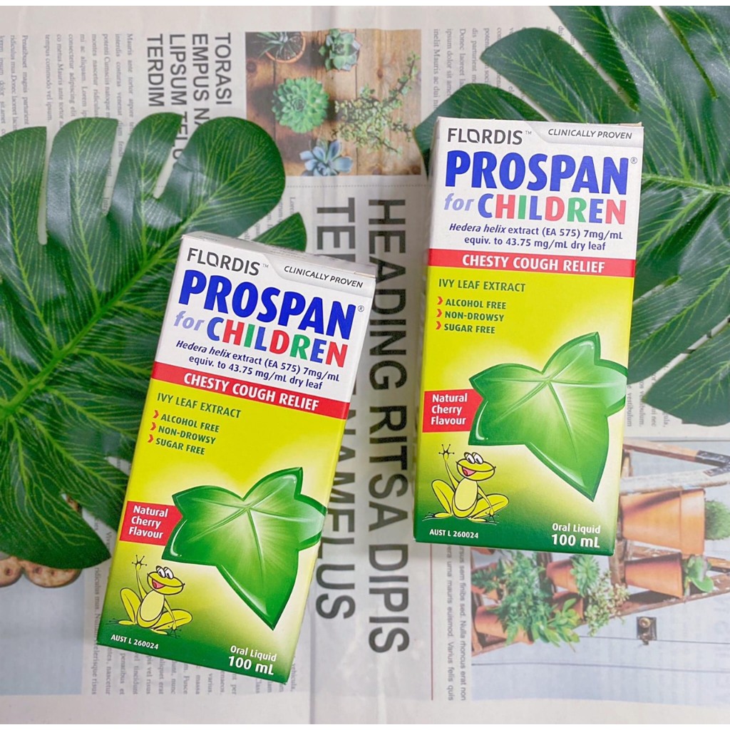 Si ro h o Flordis Pros pan For Children của Úc 100ml