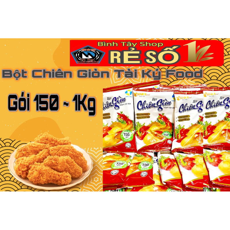 Bột Chiên Giòn Tài Ký Food Chính Hãng Gói 150G ~ 1Kg