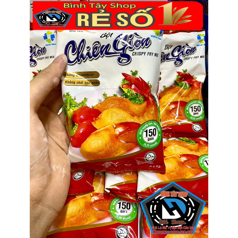 Bột Chiên Giòn Tài Ký Food Chính Hãng Gói 150G ~ 1Kg