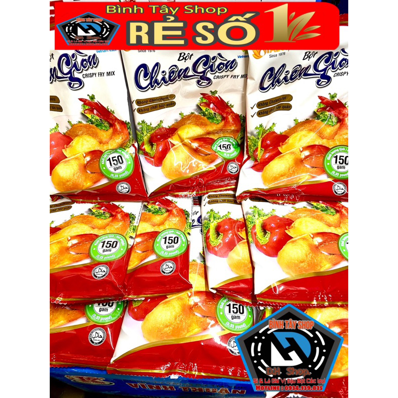 Bột Chiên Giòn Tài Ký Food Chính Hãng Gói 150G ~ 1Kg