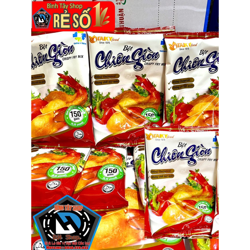 Bột Chiên Giòn Tài Ký Food Chính Hãng Gói 150G ~ 1Kg