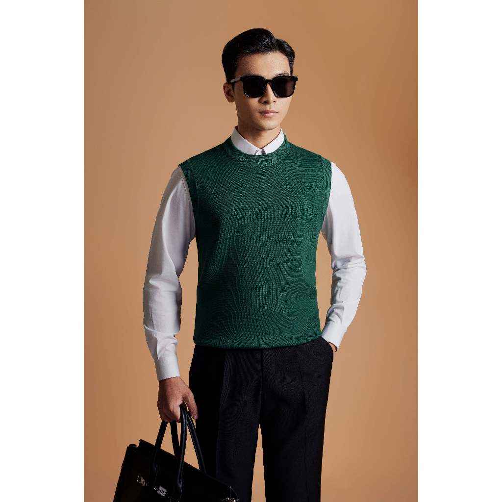 ÁO LEN ADAM STORE ĐEN GILE XANH LÁ AL052XL