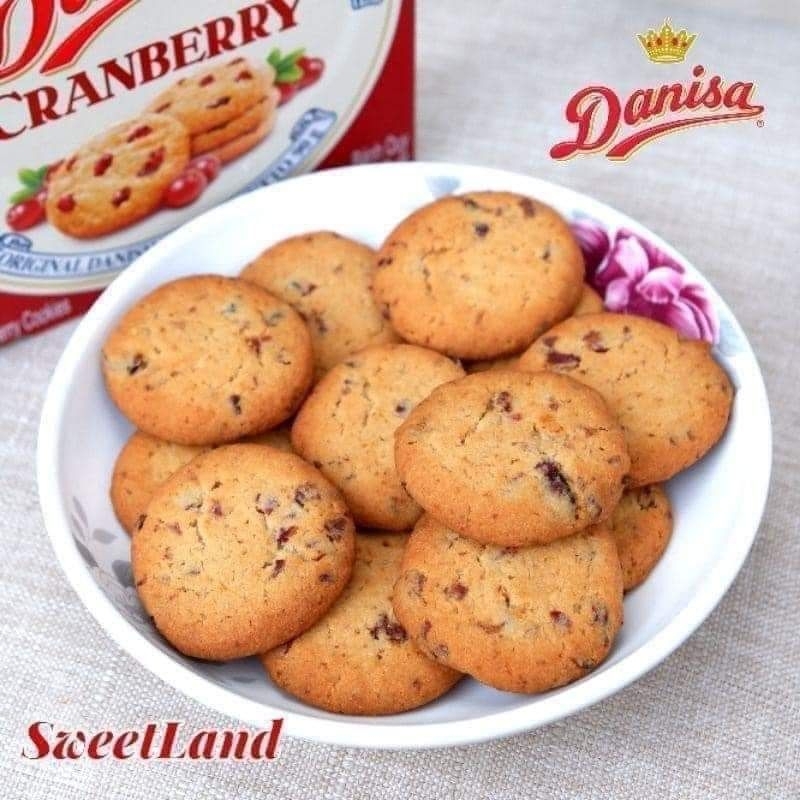 Bánh qui Danisa nam việt quất hạt điều