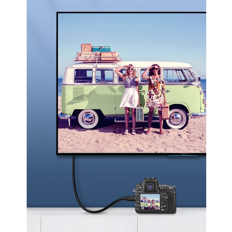 Cáp HDMI to MiniHDMI, MiniHDMI to HDMI hỗ trợ FullHD - 2k - 4k, 60hz - 144hz