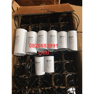 Tụ điện máy bơm tụ 2,5mf 8mf 10mf, tụ 16mf 18mf 20mf 25mf 30mf- 35mf- 40mf- 45mf- 50mf-60mf- 70mf-80mf