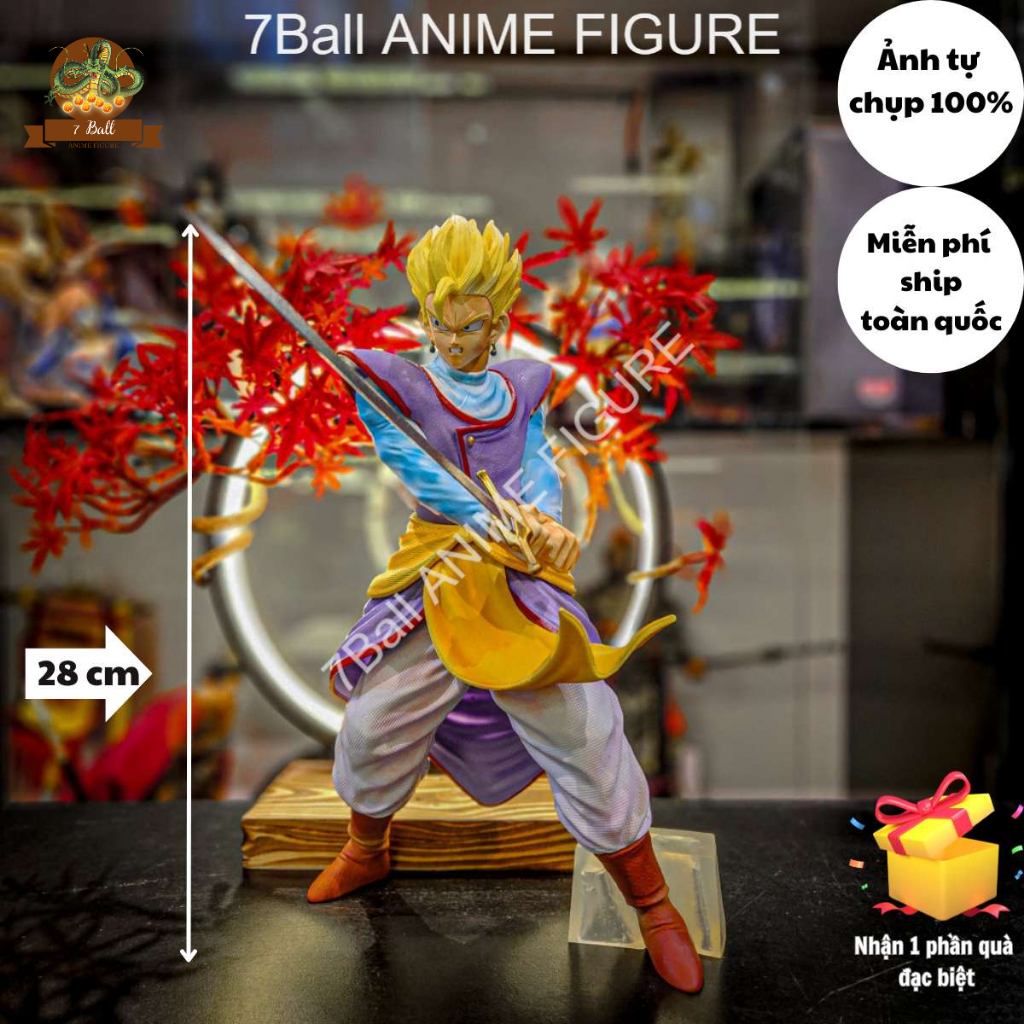 Mô hình Gohan cầm kiếm hóa siêu saiyan - con trai của Goku - Mô hình nhân vật Dragon Ball