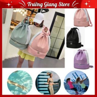 Túi balo dây rút có ngăn để giày thể thao du lịch Ba lô dây rút chống thấm nước đựng đồ bơi