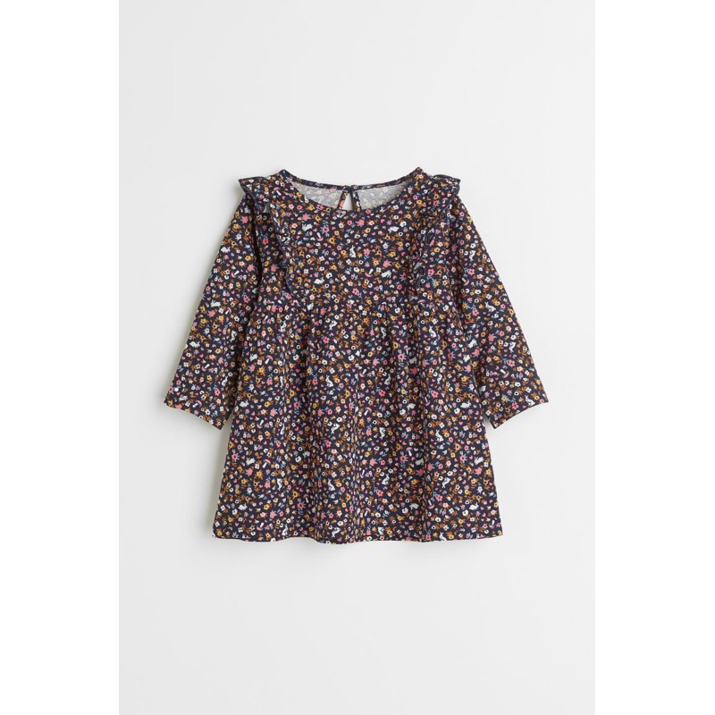 Váy bé gái dài tay H&M cho bé gái siêu xinh 😍