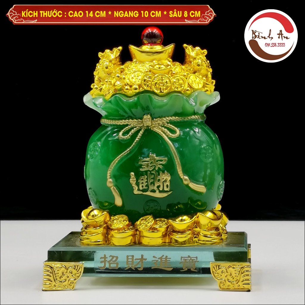 Túi Vàng Kim Bảo Tài Lộc Phong Thủy Nhiều Màu - Phong Thủy Bình An