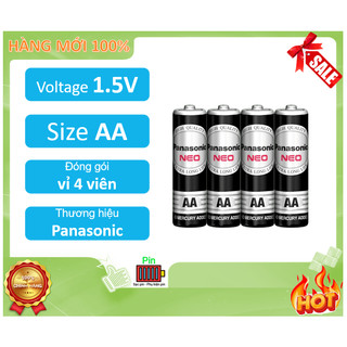 Pin aa r6nt-4sb-pana-vỉ 4 viên thương hiệu panasonic