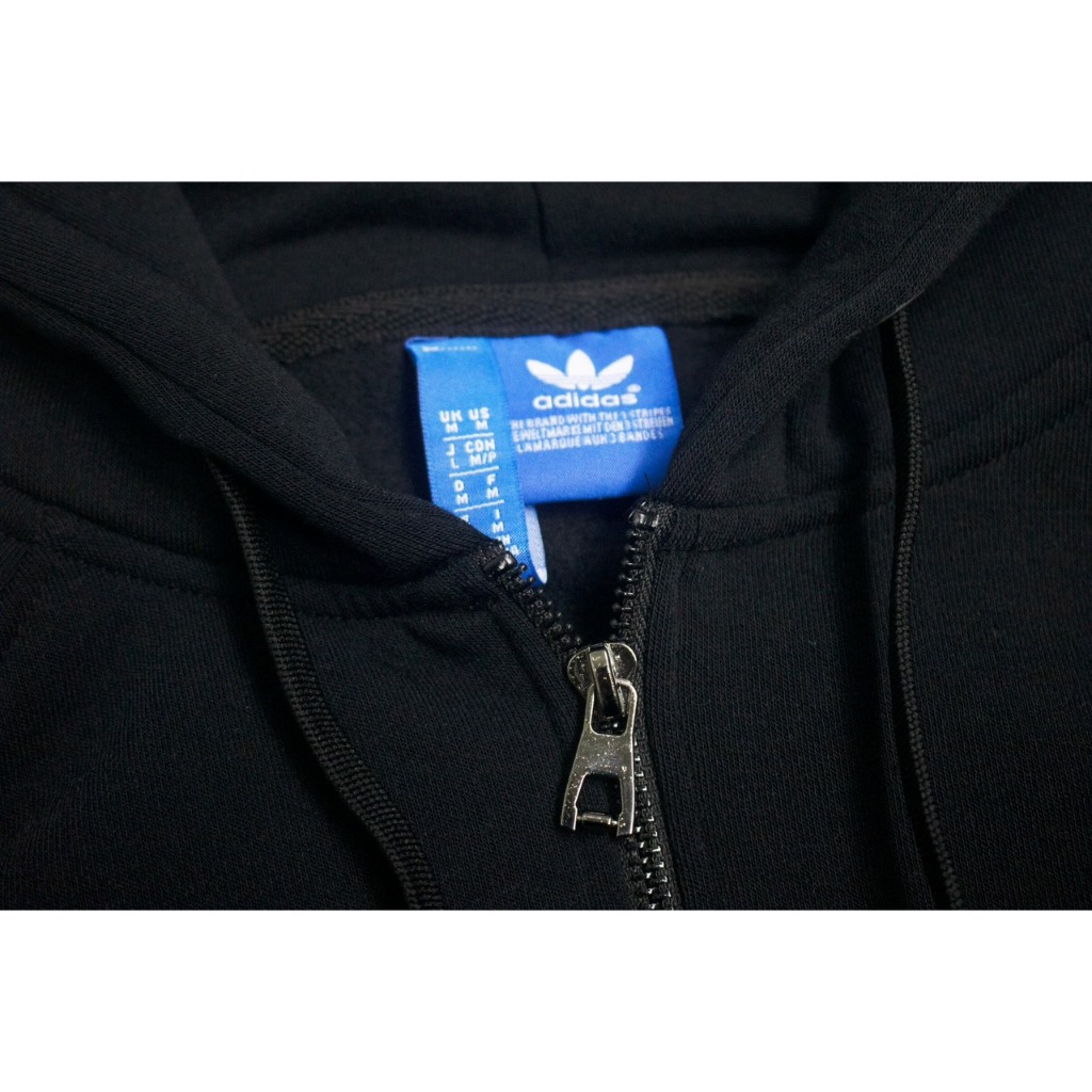 Áo Khoác Hoodie Zip khóa kéo Adidas Thời thượng Vải Nỉ Bông cotton thời thượng