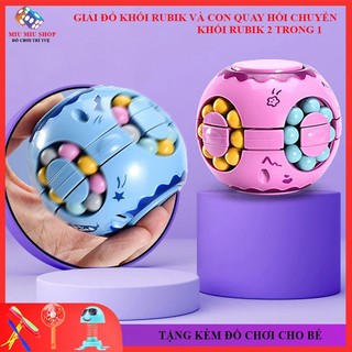 Rubik biến thể hạt đậu ma thuật Spinner, rubik giải đố ma trận kì diệu, lốp xe thần xoay trơn mượt, đồ chơi sáng tạo
