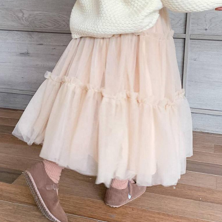 Chân váy dài bé gái M73