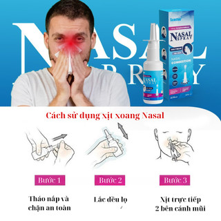 Xịt Mũi Xoang Hỗ Trợ Dứt Điểm Xoang Cấp Và Mãn Tính NASAL