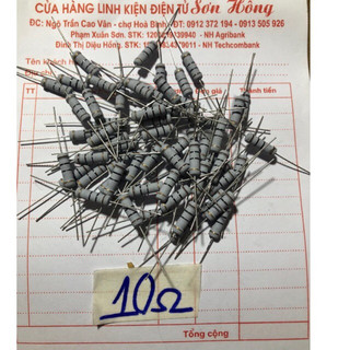 50 con điện trở mầu 10 ôm 2w