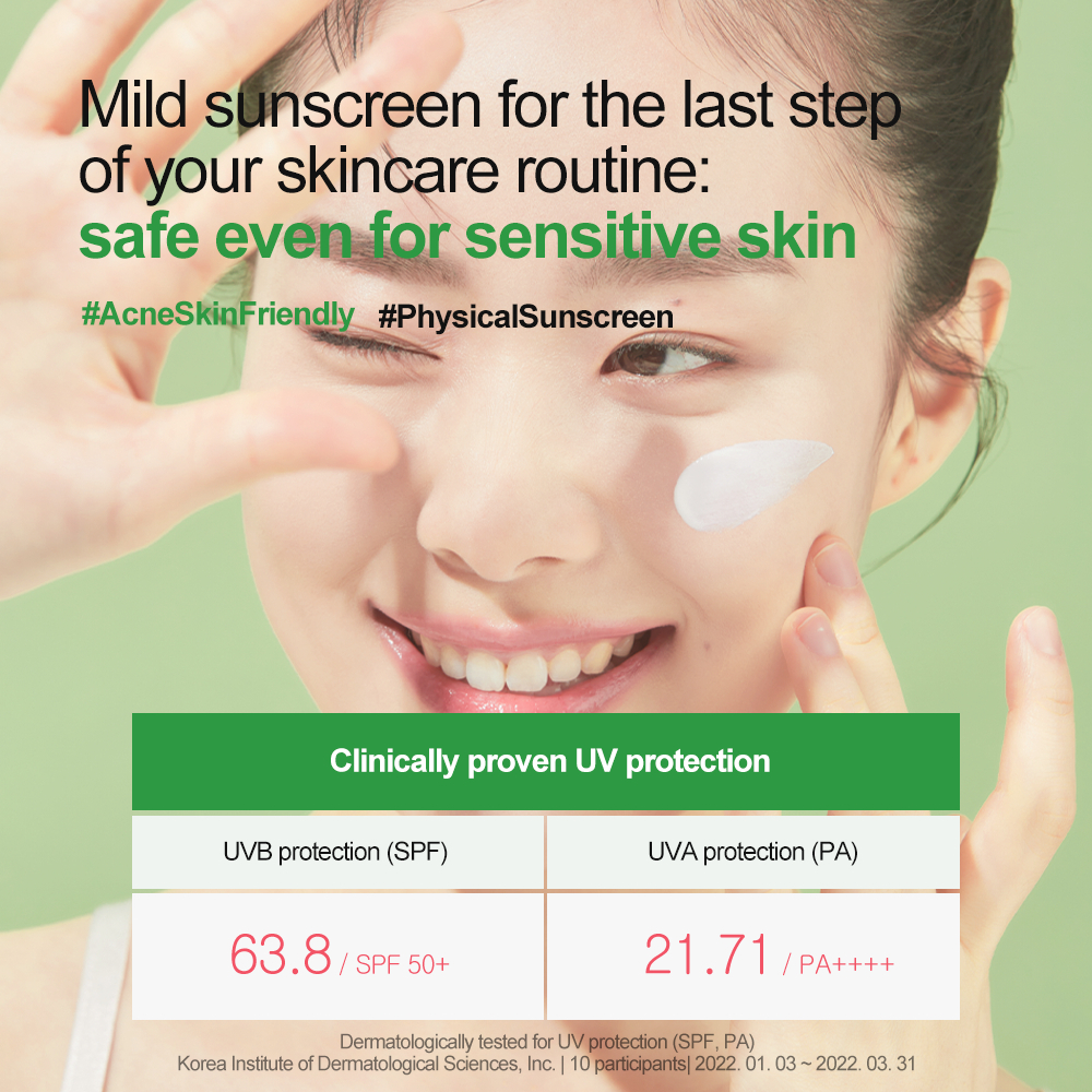 Kem Chống Nắng Nâng Tone Nhẹ Nhàng Cho Da Nhạy Cảm Chiết Xuất Tràm Trà PAPARECIPE 50ml SPF 63,8 / PA + + + + 21,71