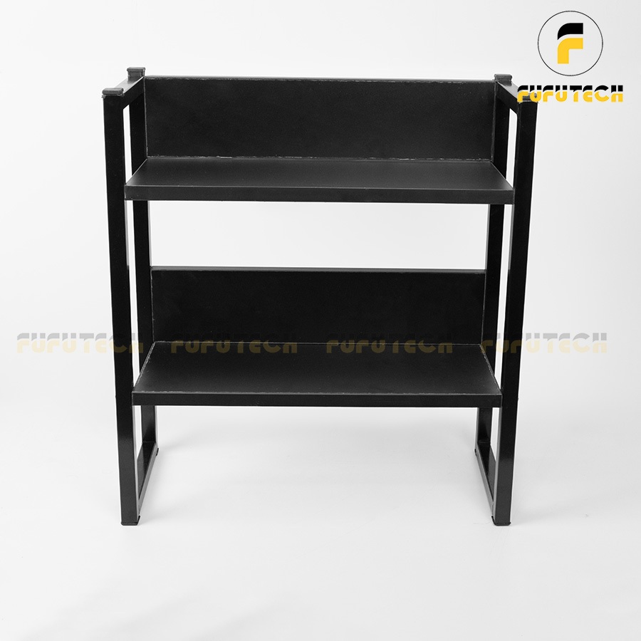 Kệ để bàn FUFUTECH 60x48 khung thép chắc chắn màu đen 1000g