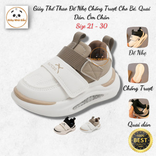 Giày Thể Thao Cho Bé Đế Nhẹ Chống Trượt Quai Dán Phong Cách - G19