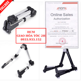 Giá Để Đàn Guitar Xếp Gọn Aroma Bằng Nhôm,Chân Chữ A Gấp Gọn Nhôm Cao Cấp, Giá Đỡ Đàn Guitar Xếp Gọn