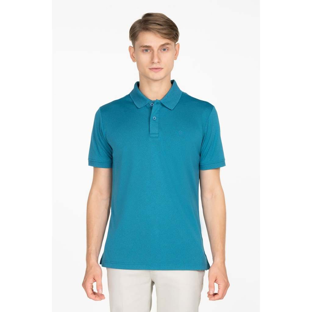 Áo polo café tay ngắn , chuẩn form, sang trọng, thanh lịch John Henry - KS23ES01C-SCCA