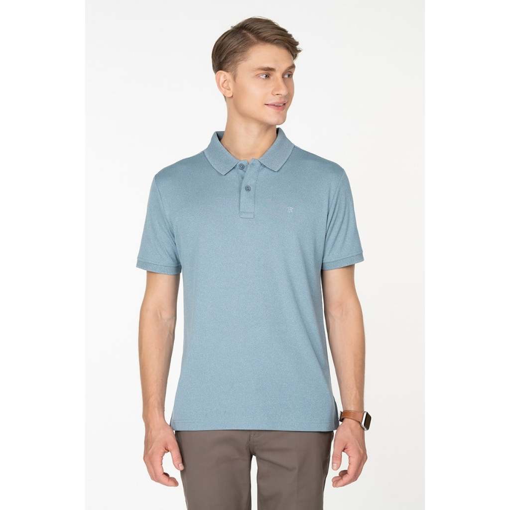 Áo polo café tay ngắn , chuẩn form, sang trọng, thanh lịch John Henry - KS23ES01C-SCCA