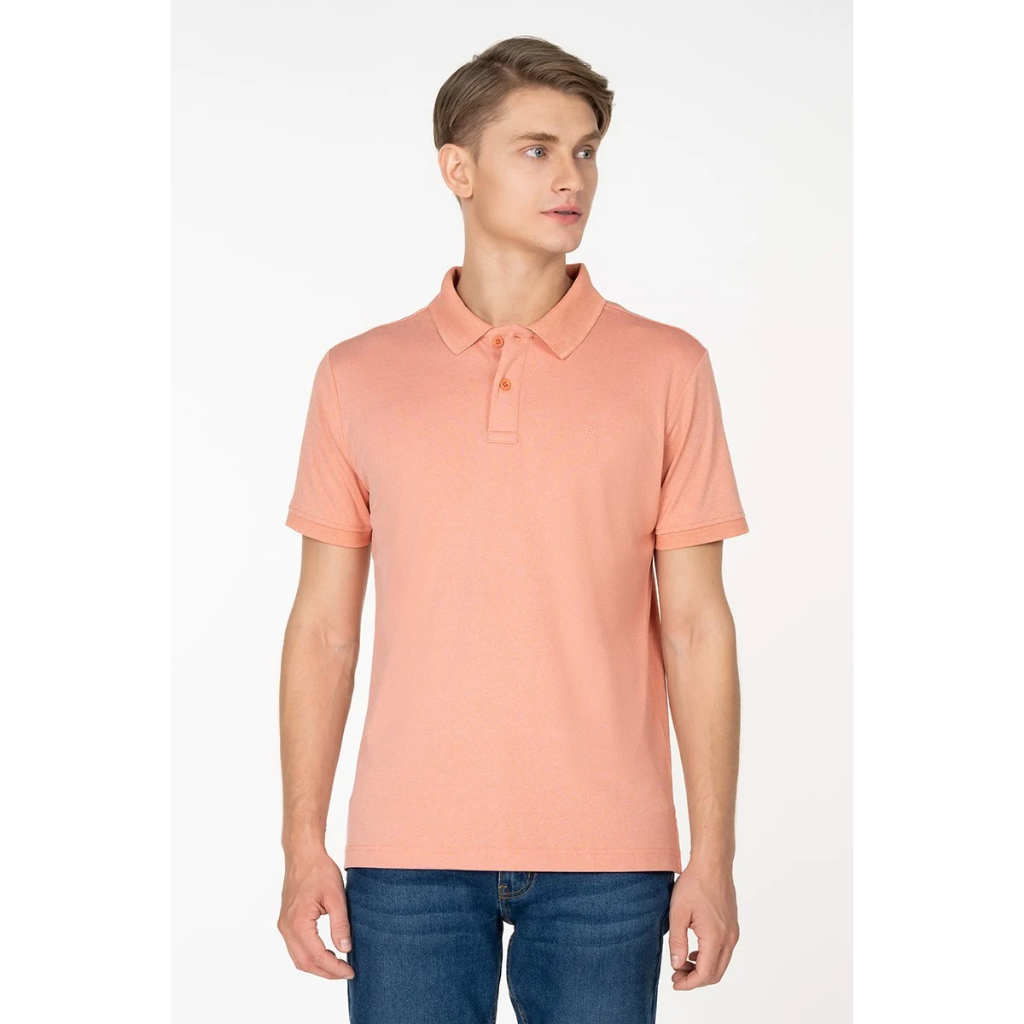 Áo polo café tay ngắn , chuẩn form, sang trọng, thanh lịch John Henry - KS23ES01C-SCCA